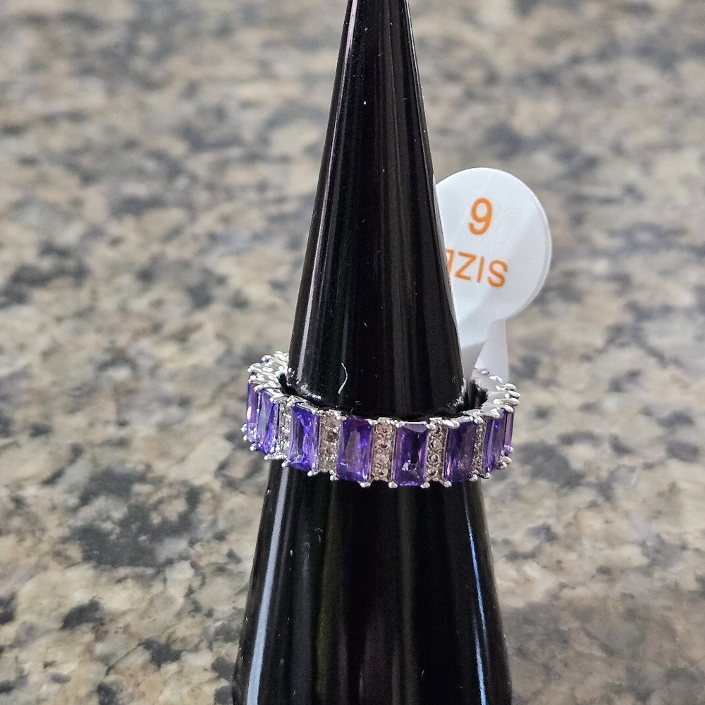 Bomb Party RBP5657 "Fierce & Fabulous" Violet Cubic Zirconia Sz 6